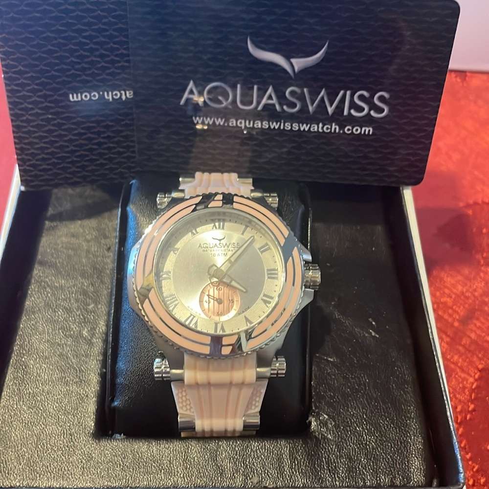 Diamond AquaSwiss bolt watch